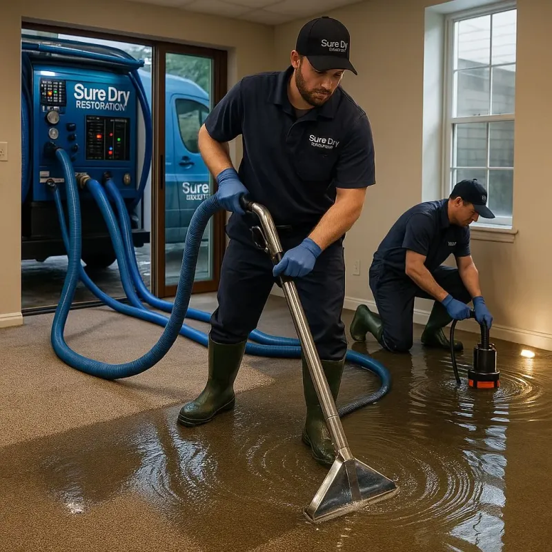 Water Extraction and Removal process in Westwood, MA